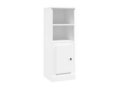 Buffet haut blanc 36x35.5x103.5 cm bois d'ingénierie DXBQ41358